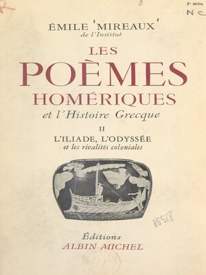 cover image of Les poèmes homériques et l'histoire grecque (2)